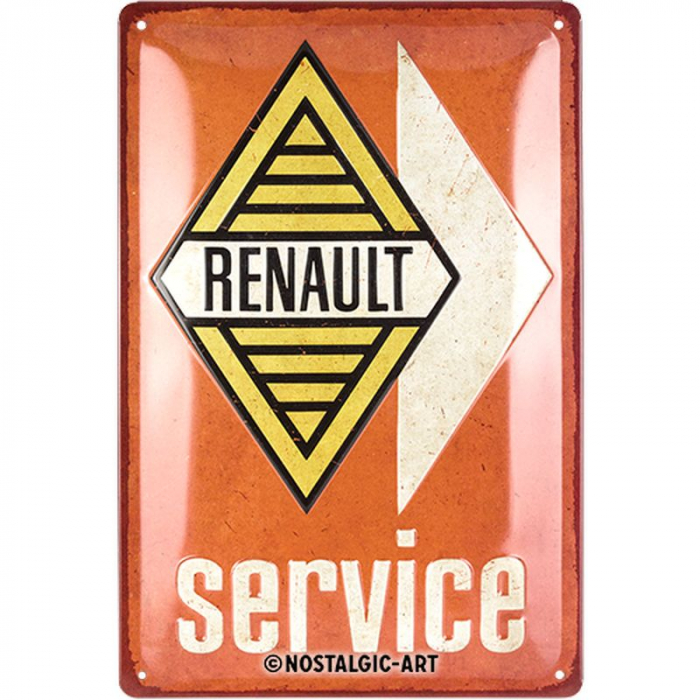 Blechschild Renault Service 1